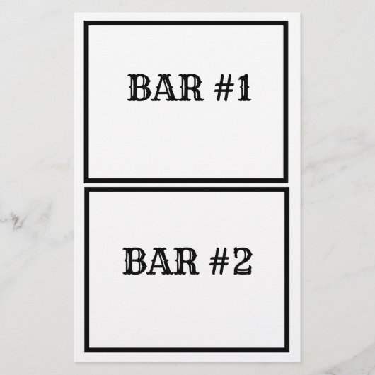 キャンディバーラッパー用5.5インチx 8.5インチフライヤー チラシ (正面)