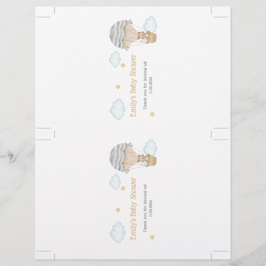 キャンディバーラッパー チラシ (正面)