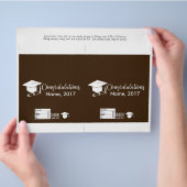 キャンディバーラッパ – 卒業キャップ チラシ (手)