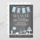 キャンディバー|ベビーシャワー招待状 招待状 (正面/裏面)