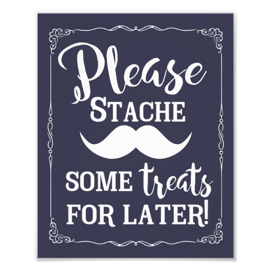 キャンディバー、甘いバー、パーティーの好意のサイン結婚ズ フォトプリント            (正面)