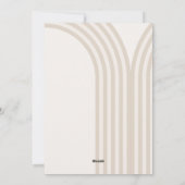 キャンディパステルクリームストライプレインボーフォトクリスマス シーズンカード (裏面)