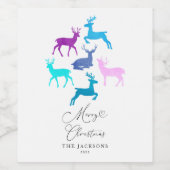 キャンディパステルトナディースクリマス ワインラベル (シングルラベル)