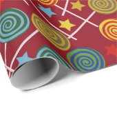 キャンディパターン |ロリーズパターン |棒つきキャンデー32 ラッピングペーパー (ロールコーナー)