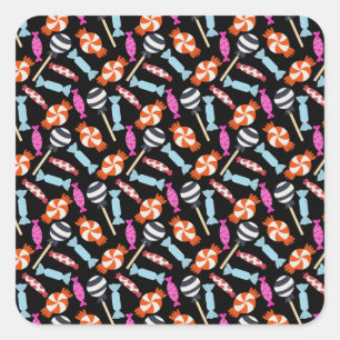 キャンディパターン  ロリーズパターン  棒つきキャンデー37 スクエアシール