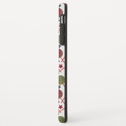 キャンディパターン |ロリーズパターン |棒つきキャンデー48 Case-Mate iPhoneケース (裏面/左)