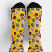 キャンディパターン |ロリーズパターン |棒つきキャンデー50ラップ ソックス (上部)