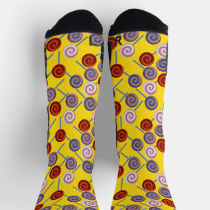 キャンディパターン  ロリーズパターン  棒つきキャンデー50ラップ ソックス