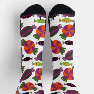 キャンディパターン  ロリーズパターン  棒つきキャンデー51 Thro ソックス