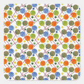 キャンディパターン |ロリーズパターン |棒つきキャンデー61 スクエアシール (正面)