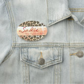 キャンディパッチワークアニマルプリント 名札 (インサイチュ)