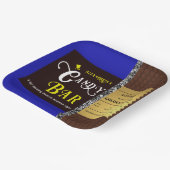 キャンディパーソナライズされたバーゴールデンチケットパーティー ペーパープレート (傾斜あり)