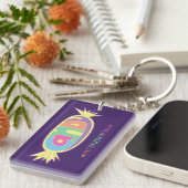 キャンディパーソナライズされたラバーキーチェーン キーホルダー (正面右)