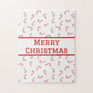 キャンディパーソナライズされたー・ケーン・クリスマス ジグソーパズル