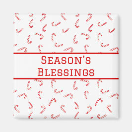 キャンディパーソナライズされたー・ケーン・クリスマス マグネット