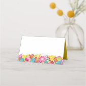 キャンディパーティーバルミツワー着席エスコート座席表 プレイスカード (裏面)