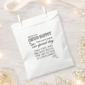 キャンディビュッフェビーフティングバッグへようこそ フェイバーバッグ (クリップ留めされた状態)