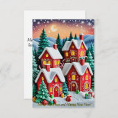 キャンディビレッジ 招待状 (正面/裏面)