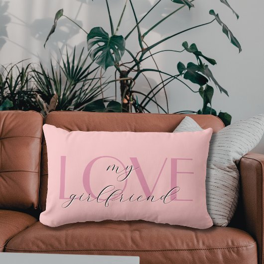 キャンディピンクエレガントラブパステルバラバレンタイン ランバークッション