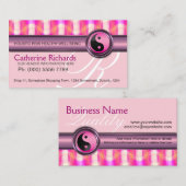 キャンディピンク霊気ヘルス&美しい名刺 名刺 (正面/裏面)