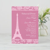 キャンディピンクinパリリハーサルディナー 招待状 (スタンド正面)
