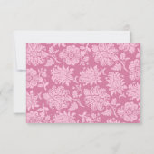 キャンディピンクinパリRSVP 出欠カード (裏面)