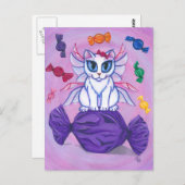 キャンディフェアリー猫懸命キャンディスウィーティハガキ ポストカード (正面/裏面)