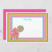 キャンディフラットノーテカード サンキューカード (正面/裏面)
