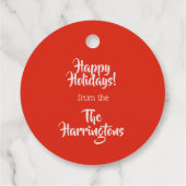 キャンディフレームでのYOURカスタム photo文字ギフトラベル フェイバータグ (裏面)