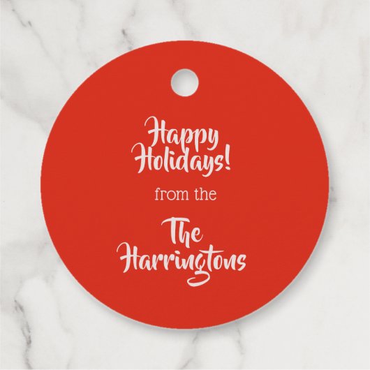 キャンディフレームでのYOURカスタム photo文字ギフトラベル フェイバータグ (裏面)