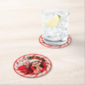 キャンディフレームのYOUR写真カスタム紙コースター ラウンドペーパーコースター (インサイチュ)