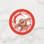 キャンディフレームのYOUR 3枚の写真カスタム文字 コンフェッティ (スモール正面)