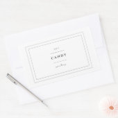 キャンディフードラベルシール 長方形シール (封筒)