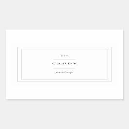 キャンディフードラベルシール 長方形シール