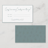 キャンディブライダルシャワーゲームカードの数 プレイスカード (正面/裏面)