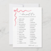 キャンディベビーシャワーゲームの甘さ 招待状 (正面)