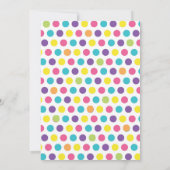 キャンディベビーシャワー招待状 招待状 (裏面)