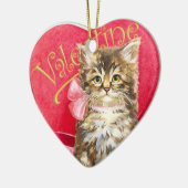 キャンディボックスの子猫 セラミックオーナメント (左)