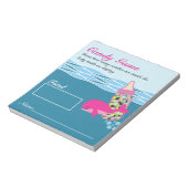 キャンディボトル推測ゲーム, M&M,クジラの赤ちゃんシャワー ノートパッド (回転)