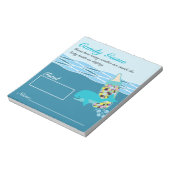 キャンディボトル推測ゲーム, M&M,クジラの赤ちゃんシャワー ノートパッド (回転)