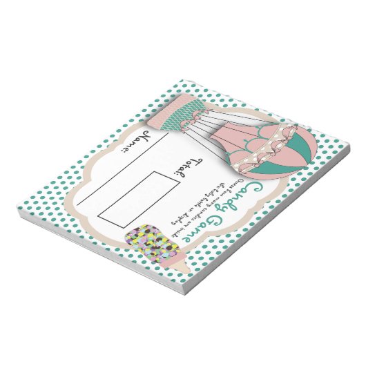 キャンディボトル推測ゲーム, M&M,熱気球 ノートパッド (回転)