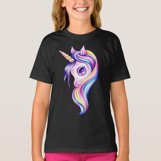 キャンディポップユニコーン Tシャツ (正面)