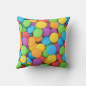 キャンディポップ・アートの クッション (裏面)