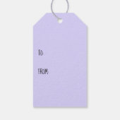 キャンディポートレートロットワイラードグパープルオレンジ ギフトタグ (裏面)