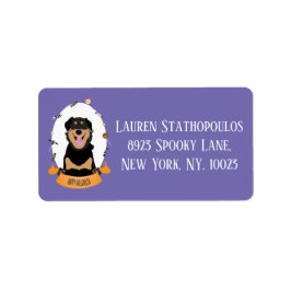 キャンディポートレートロットワイラードグパープルオレンジ ラベル