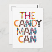 キャンディマン缶 – ハロウィーンを励ます ポストカード (正面/裏面)