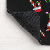 キャンディメリーー及び明赤と白るいキャンディCh マウスパッド (コーナー)