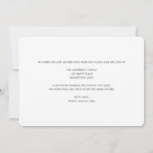 キャンディモダンパステルグラデーショグラデーションン新しいホームムービング 案内状 (裏面)