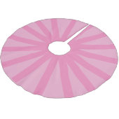 キャンディモダンピンクのクリスマスツリースカート ブラッシュドポリエステルツリースカート (アングル)