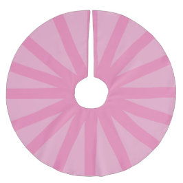 キャンディモダンピンクのクリスマスツリースカート ブラッシュドポリエステルツリースカート